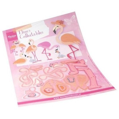 Marianne Design Sammlerstücke Stanzformen - Eline s Flamingo Family COL1549