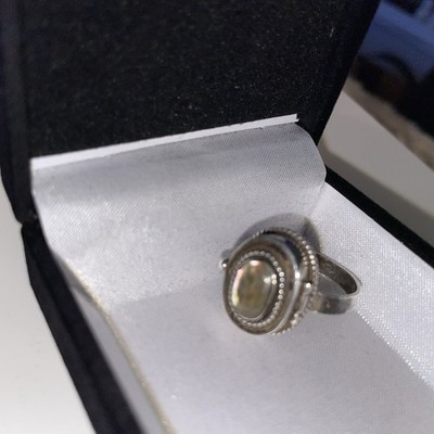 925 Sterling Texaco Poison Ring