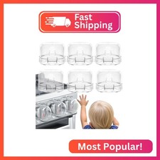 YTDSUP Stove Knob Covers for Child Safety 6 Pack , Stove Knob Safety Covers, Ch