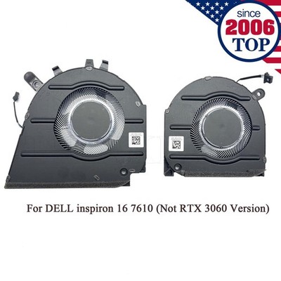 New CPU+GPU Fan for DELL inspiron 16 7610 P/N: 0GJN2R 0CNNWF GJN2R CNNWF 5V