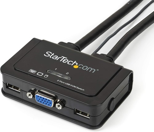 StarTech.com 2 Port USB VGA Cable KVM Switch - USB Powered with Remote Switch - - 第 6/8 張圖片
