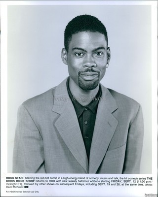 1997 Hbo Chris Rock Show Comedy Series David Michalek Vintage Photo 8x10