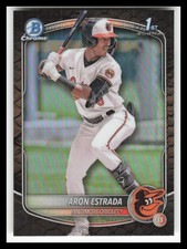 2025 Bowman Chrome Prospects Reptilian Refractors #BCP33 Aron Estrada