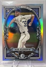 JACOB MISIOROWSKI 2026 Bowman#BST-13 Chrome Sterling Refractor Rookie RC Brewers