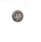 1935 S SILVER MERCURY DIME  Nice Detail