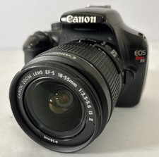 Canon EOS Rebel T3 Digital SLR Camera w/2 Lenses 18-55mm 10-18mm, Charger Bag