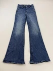 American Eagle Jeans Womens 4 Blue High Rise Flare Stretch Denim Outfitters