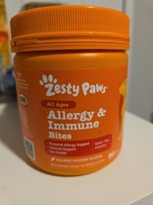 Zesty Paws Allergy  Immune Bites for Dogs   New  90 Soft Chews  B051 