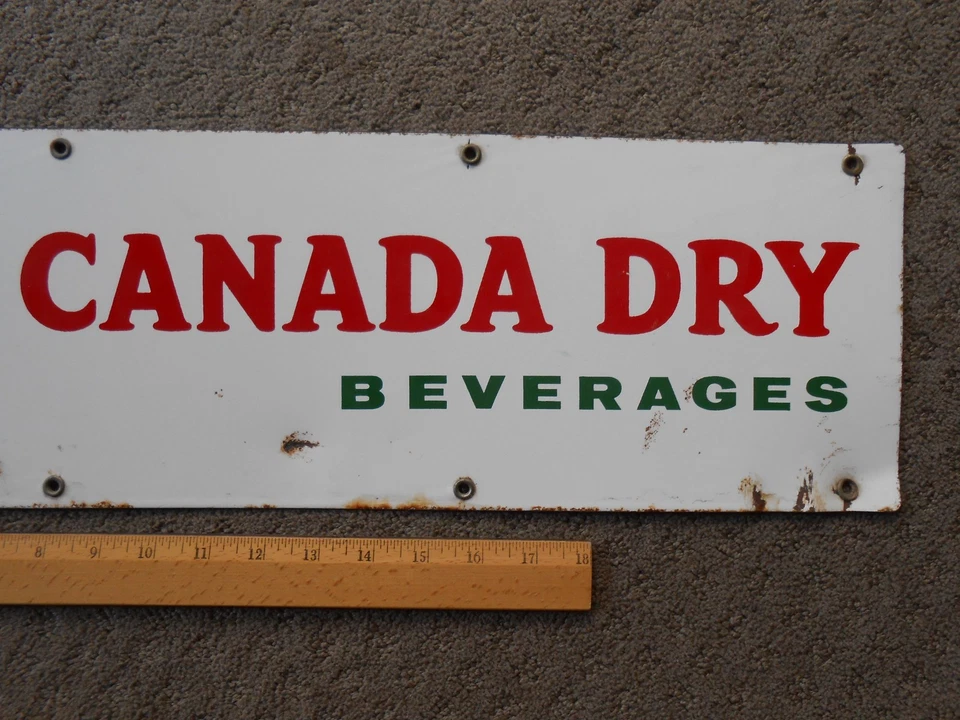 LETRERO DE PORCELANA SECA CANADÁ Foto 3 de 4