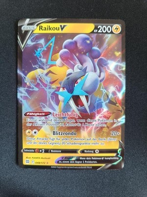 Pokemon Karte: Raikou V 048/172 | Deutsch | Sammelversand
