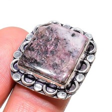 Russian Charoite Gemstone 925 Sterling Silver Jewelry Ring Size 6 X-Mas Gift Y13
