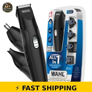 Wahl Tout en une barbe rechargeable & Mustache Trimmer - noir