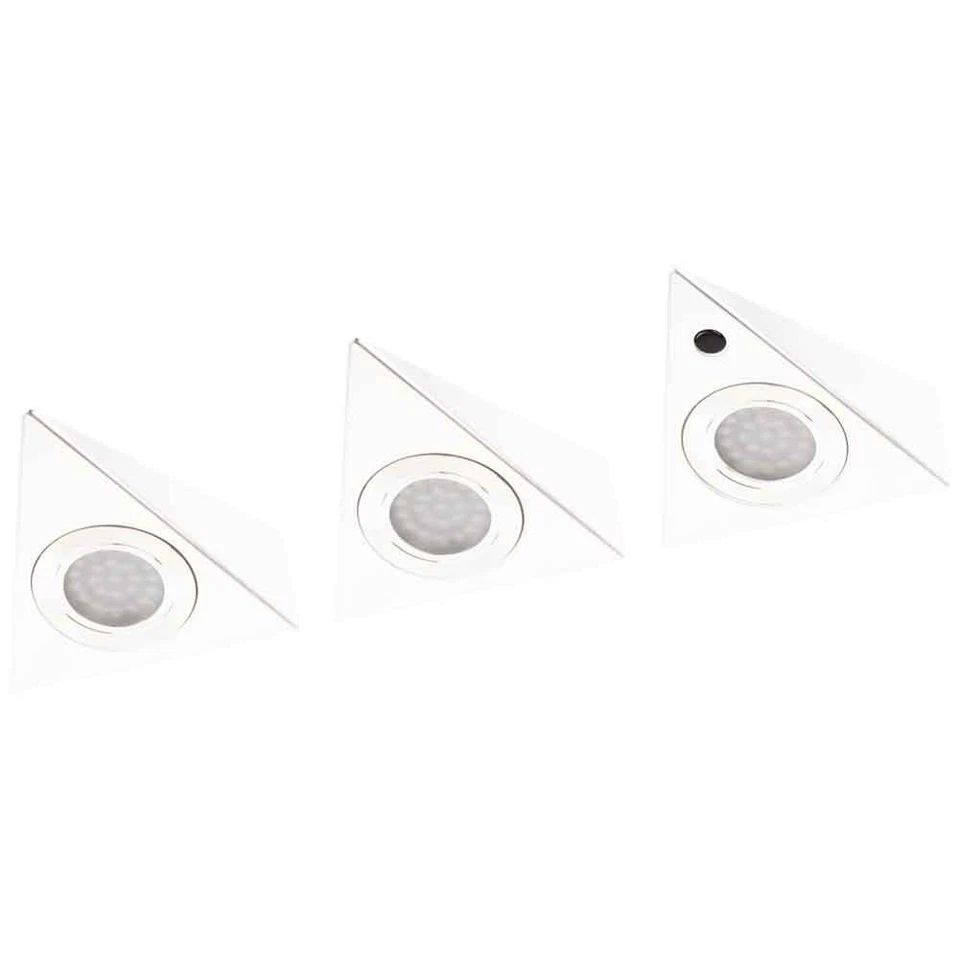 Müller-Licht LED Unterbauleuchten Trios Sensor 3er Weiß 7,5W 120lm warmweiß - Bild 1 von 1