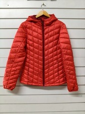 Mountain Warehouse Women’s Hooded Puffer Jacket Size 10 Long sleeve Red Casual