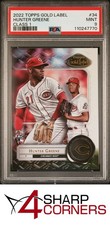 2022 TOPPS GOLD LABEL CLASS 1 #34 HUNTER GREENE RC POP 3 PSA 9