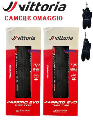 VITTORIA 2 ABDECKUNGEN 700X23c SAPHIR EVO GRAPHENE TUBE TYPE RENNRAD STRAßE