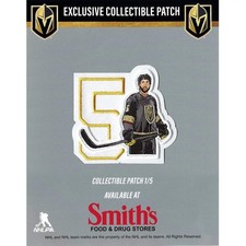 Las Vegas Golden Knights Deryk Engelland #5 NHL Patch 1 of 5 (1st Series)