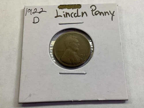 1922 D Lincoln Wheat Penny from Denver Mint in Fine Condition 011026 70t