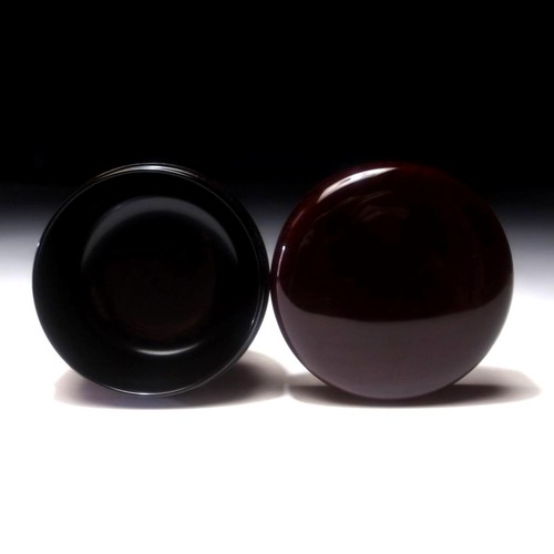 OC28 Vintage japanische lackierte Holz Teedose, NATSUME, GOLD MAKIE - Bild 7 von 9