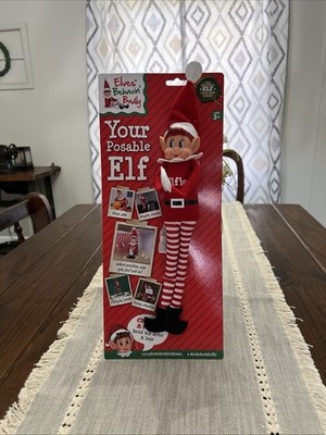 Elves Behavin' Badly Deluxe Bend & Pose Naughty Figure Elf On A Shelf Vinyl Face