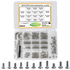 Tiny Screws for Electronics, 800 pcs Mini Micro Small Phillips Pan Head...