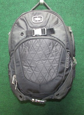 OGIO Squadron RSS Black Backpack Padded Laptop Travel Bag, High School, College