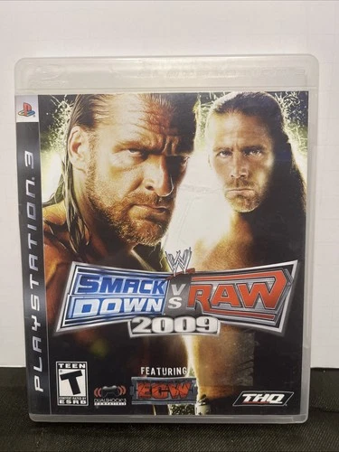 WWE SmackDown vs. Raw PlayStation 3 2009 PS3 - TESTED & WORKING