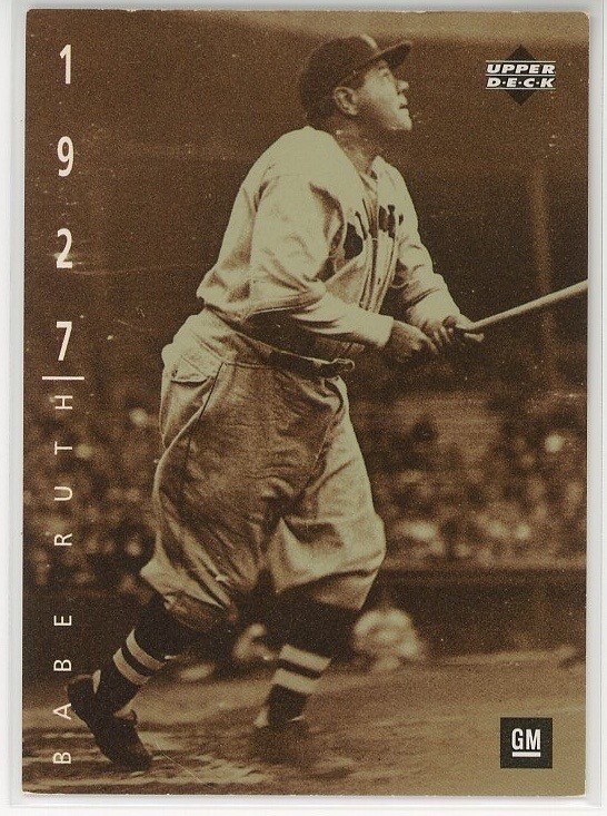 1994 Upper Deck Baseball: The American Epic #8 Babe Ruth GM Yankees