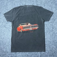 Chemistry Camaro By Chevrolet Graphic T Shirt Mens Medium Gray Car Faded Gm Tee Chemistry Camaro By Chevrolet Graphic T Shirt Mens Medium Gray Car Faded Gm Tee