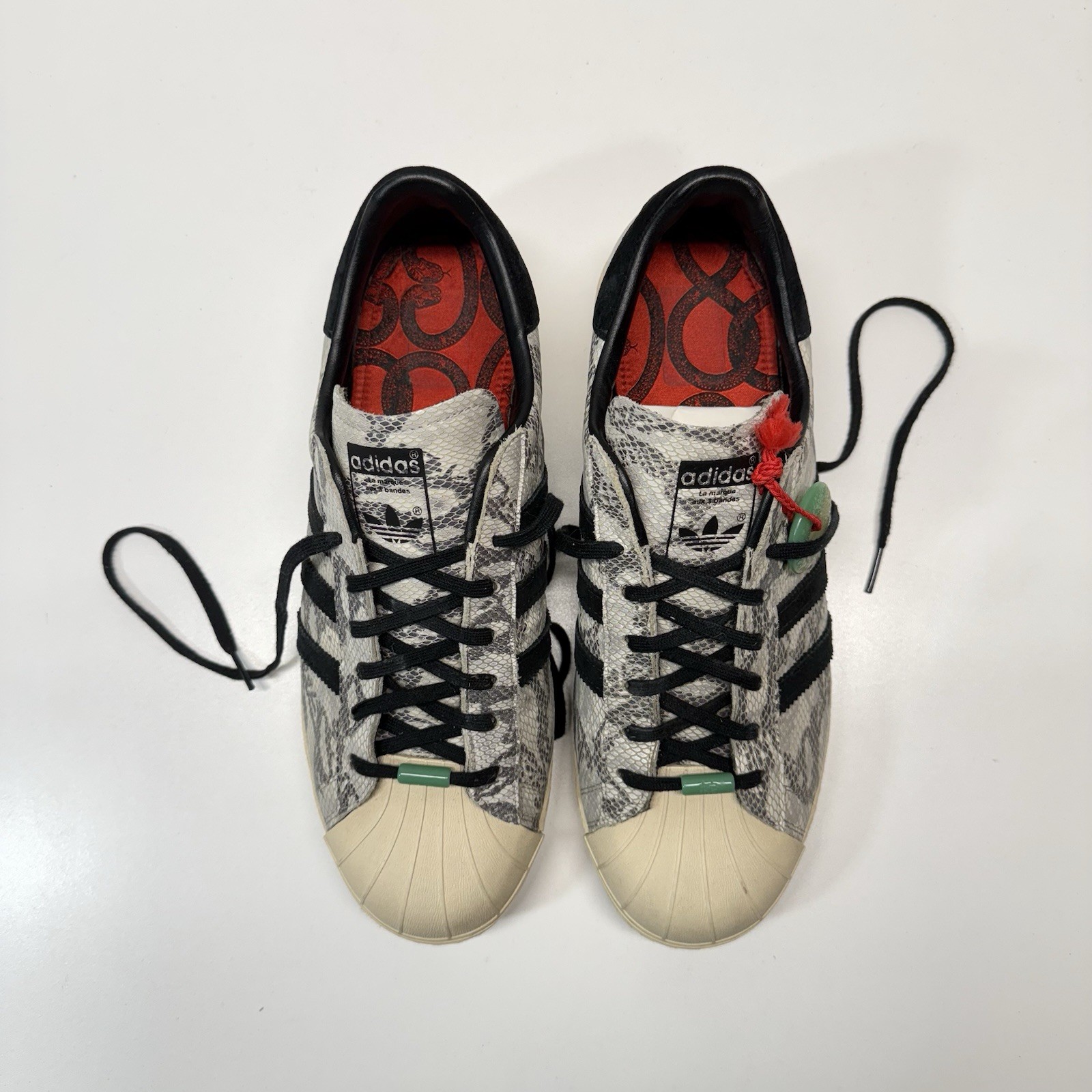 adidas Men Python Superstar Jade Snakeskin Sneake… - image 1