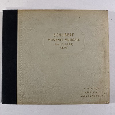 Schubert Moments Musicals (1-6 & Op.94) 78rpm Victor Red Seal Records- Shellac