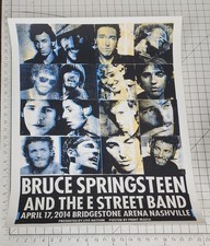 Poster 2014 Bruce Springsteen & The E Street Band Live In Nashville original