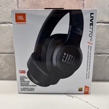 New JBL Live770NC Noise-Cancelling Wireless Over-Ear Bluetooth Headphones Black