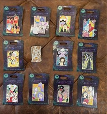 Our Transformation Story Disney Villain 2022 Series Complete 12 Pin Set LE 2750