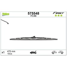 Scheibenwischer vorne rechts für Fiat Barchetta 183 Brava 182 Bravo 1 | 2458611