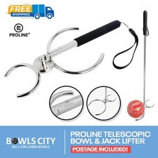 Postage Included! Best Quality Lawn Bowl & Jack Lifter, Telescopic, Fits In Bag