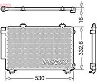 Kondensator Klimaanlage Denso DCN50060 FüR Toyota Yaris Verso VAN SCP10_ SCP10R