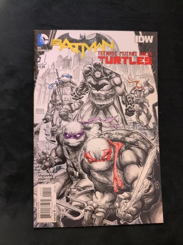 BATMAN TEENAGE MUTANT NINJA TURTLES #1 FREDDIE WILLIAMS VARIANT 1