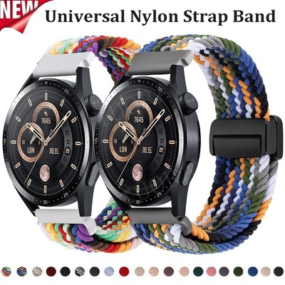 Magnetic Nylon Strap Band For Huawei Watch GT 6 5 Pro 5 4 3 2 46mm Active 4 Pro