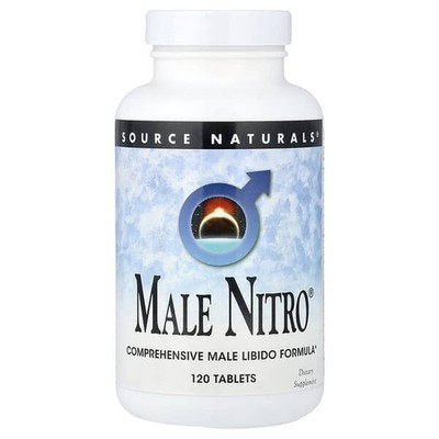 2 X Source Naturals, Male Nitro, 120 Tablets