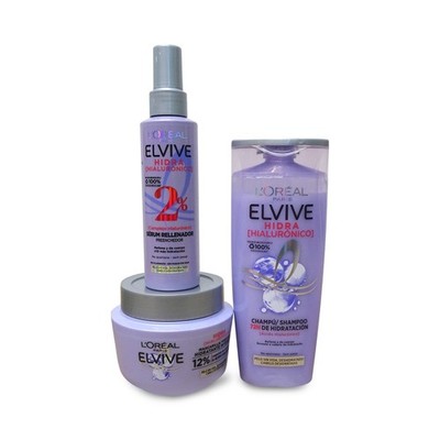L Oreal Elvive Hyaluron Mascarilla 300Ch250+Serum