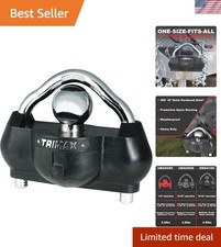 Umax 100 Trailer Lock For Hitch Dual Force Security 1-78 To 2-516 Inch