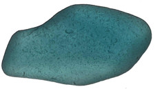 17g GENUINE 1.8" 17g Aqua TurquoiseSurf Tumbled FORMOSA SEAGLASS collector item