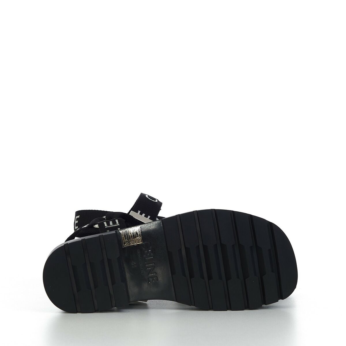 CELINE 760$ Men's LEO Strappy Sandals - Black & White CELINE 760$ Men's LEO Strappy Sandals - Black & White