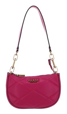 GUESS Cilian Top Zip Saddle Bag Schultertasche Tasche Fuchsia