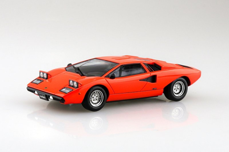 Aoshima 1/32 Scale Model Snap Car 20-C Kit Lamborghini Countach