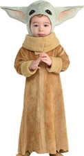 GROGU Star Wars The Mandalorian Halloween Baby Yoda Costume INFANT, 0 - 6 Months