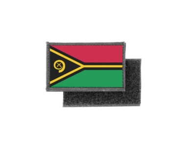 Patch Aufnäher Print Badge Flagge Vanuatu