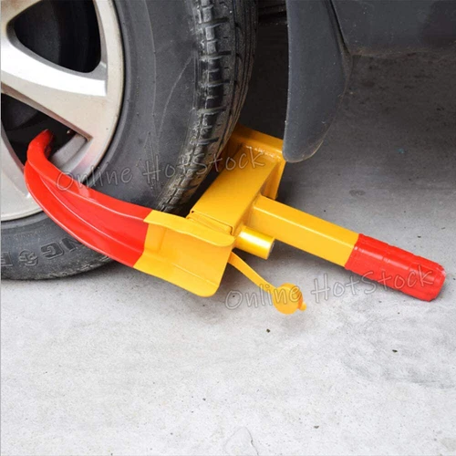 Wheel Lock Clamp Heavy Duty Anti-theft For Vehicle Car Trailer Clamp with 2 Keys - Picture 8 of 9