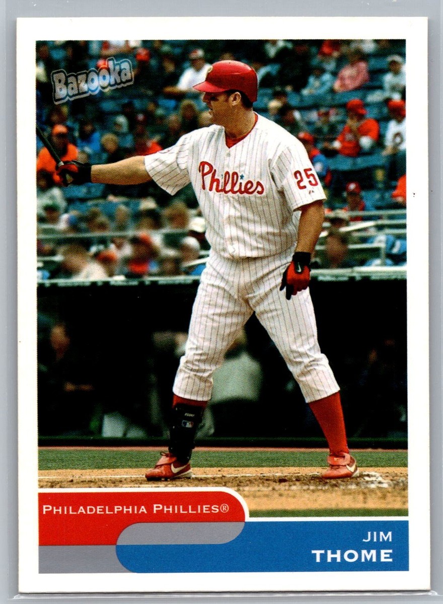 Jim Thome 2004 Bazooka BASEBALL #23 Philadelphia Phillies HOF | eBay